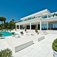 Villa in the mountains, at the seaside in Spain, Andalucia, Marbella, 1850 sq.m.