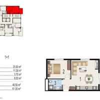 Квартира в Турции, 61 кв.м.