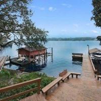 Villa at the first line of the sea / lake in the USA, Florida, Bahama Beach, 184 sq.m.