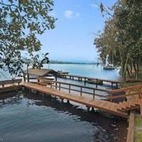 Вилла на первой линии моря/озера в США, Флорида,  Багама Бич, 184 кв.м.