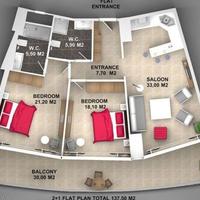 Flat in Turkey, 62 sq.m.