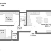 Flat in Turkey, 53 sq.m.
