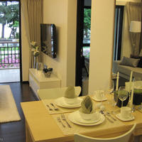 Apartment in the city center, at the first line of the sea / lake in Thailand, Phuket, 24 sq.m.