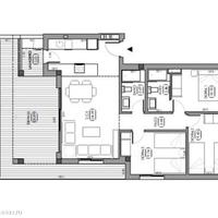Апартаменты в пригороде в Испании, Валенсия, Аликанте, 115 кв.м.