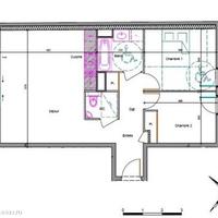 Apartment in the city center in Guyane, 42 sq.m.