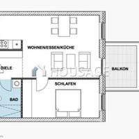 Apartment in Germany, Zehlendorf, 56 sq.m.