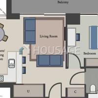 Квартира Великобритании, Англия, Лондон, 54 кв.м.