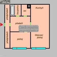 Flat Czechia, Ustecky region, Teplice, 48 sq.m.