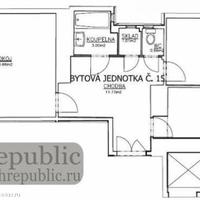 Квартира в Чехии, Карловарский край, Карловы Вары, 73 кв.м.