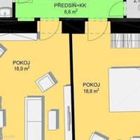 Квартира в Чехии, Карловарский край, Карловы Вары, 52 кв.м.