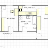 Квартира в Чехии, Устецкий край, Теплице, 66 кв.м.