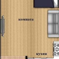 Flat in the city center in Hungary, Budapest, 36 sq.m.