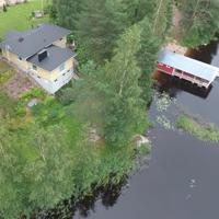 House at the first line of the sea / lake, in the suburbs in Finland, Lappeenranta, 140 sq.m.