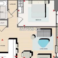 Квартира Великобритании, Англия, Лондон, 51 кв.м.