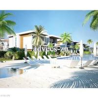 Квартира на первой линии моря/озера, в пригороде в Турции, 85 кв.м.