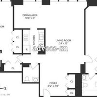 Flat in the city center in the USA, Missouri, 122 sq.m.