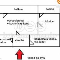 Flat Czechia, Ustecky region, Teplice, 75 sq.m.