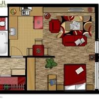 Flat Czechia, Karlovy Vary Region, Karlovy Vary, 47 sq.m.