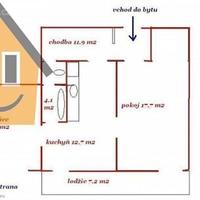 Flat Czechia, Ustecky region, Teplice, 56 sq.m.