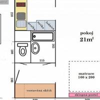 Квартира в Чехии, Устецкий край, Теплице, 34 кв.м.