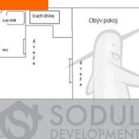 Flat Czechia, Ustecky region, Teplice, 28 sq.m.