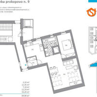 Flat Czechia, Ustecky region, Teplice, 73 sq.m.