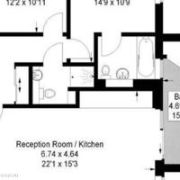 Квартира Великобритании, Англия, Лондон, 70 кв.м.