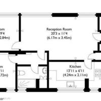 Квартира Великобритании, Англия, Лондон, 63 кв.м.
