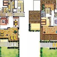 Flat at the second line of the sea / lake, in the city center in Spain, Andalucia, 325 sq.m.