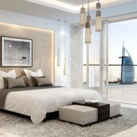 Apartment at the first line of the sea / lake in United Arab Emirates, Dubai, Ajman, 123 sq.m.