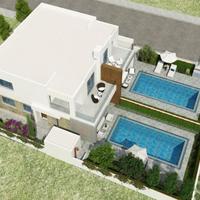 House at the first line of the sea / lake in Republic of Cyprus, Protaras, 163 sq.m.