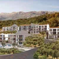 Земельный участок на второй линии моря/озера, в пригороде в Черногории, Будва, Пржно