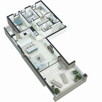 Flat in Spain, Balearic Islands, Palma, 230 sq.m.