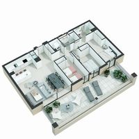 Flat in Spain, Balearic Islands, Palma, 230 sq.m.