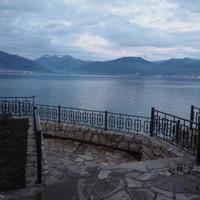 Villa at the first line of the sea / lake, in the suburbs in Montenegro, Tivat, 160 sq.m.