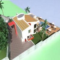 Villa at the second line of the sea / lake, in the suburbs in Montenegro, Kotor, 303 sq.m.