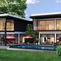 Villa at the second line of the sea / lake, in the suburbs in Thailand, Phuket, 517 sq.m.