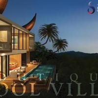 Villa at the second line of the sea / lake, in the suburbs in Thailand, Phuket, Phatthaya, 355 sq.m.