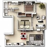 Апартаменты в Испании, Валенсия, Аликанте, 71 кв.м.