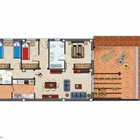 Апартаменты в Испании, Валенсия, Аликанте, 130 кв.м.