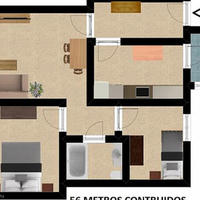 Flat in Spain, Comunitat Valenciana, Alicante, 56 sq.m.