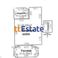 Apartment in Montenegro, 29 sq.m.