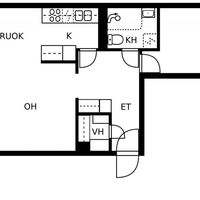 Flat in Finland, Imatra, 54 sq.m.