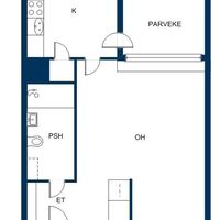 Квартира в Финляндии, Иматра, 28 кв.м.