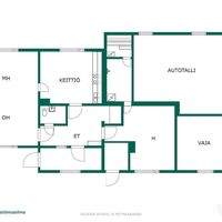 House in Finland, Kajaani, 80 sq.m.