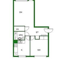 Flat in Finland, Imatra, 50 sq.m.