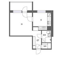 Квартира в Финляндии, Иматра, 34 кв.м.