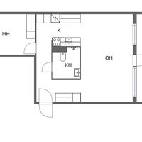 Flat in Finland, Imatra, 54 sq.m.