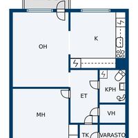 Квартира в Финляндии, Иматра, 58 кв.м.