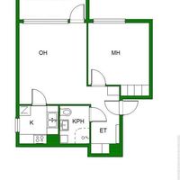 Квартира в Финляндии, Иматра, 45 кв.м.